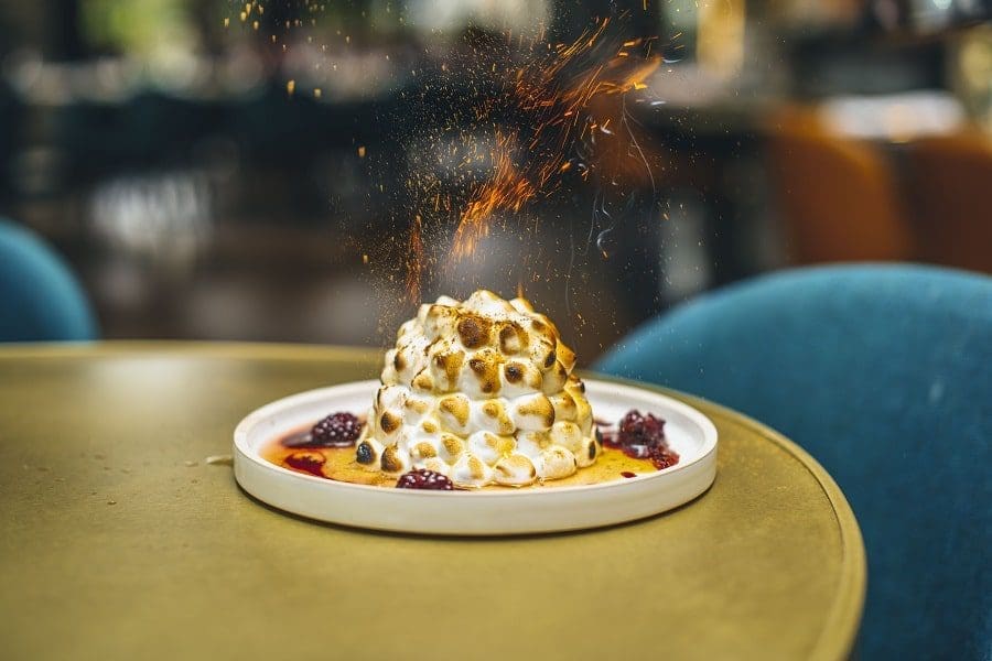 rotunda dessert baked alaska london lunch brunch