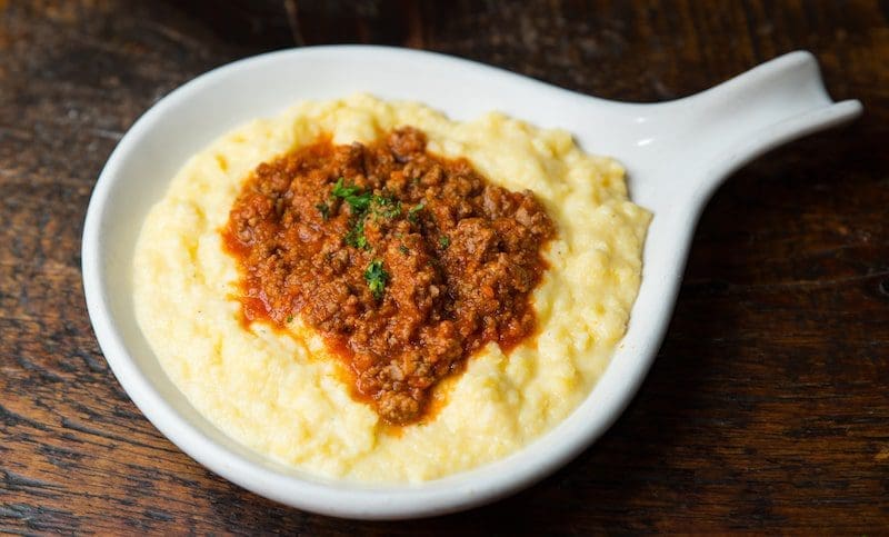 polenta with bolognese sauce bella luna