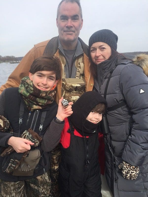 family on the ct river cruise