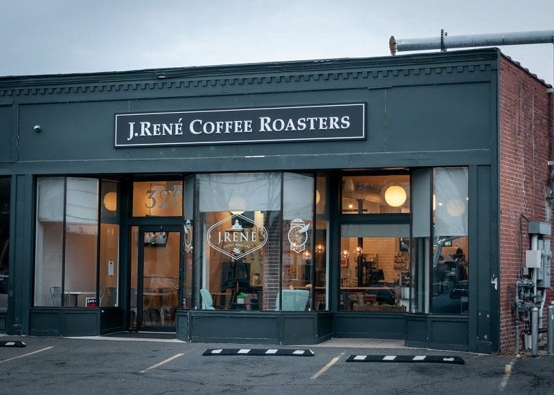 J.René Coffee Roasters west hartford ct exterior building