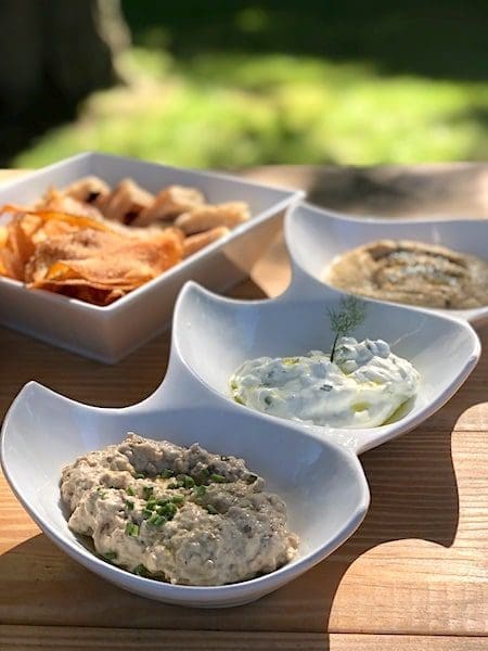 old stove pub sagaponack trio of dips