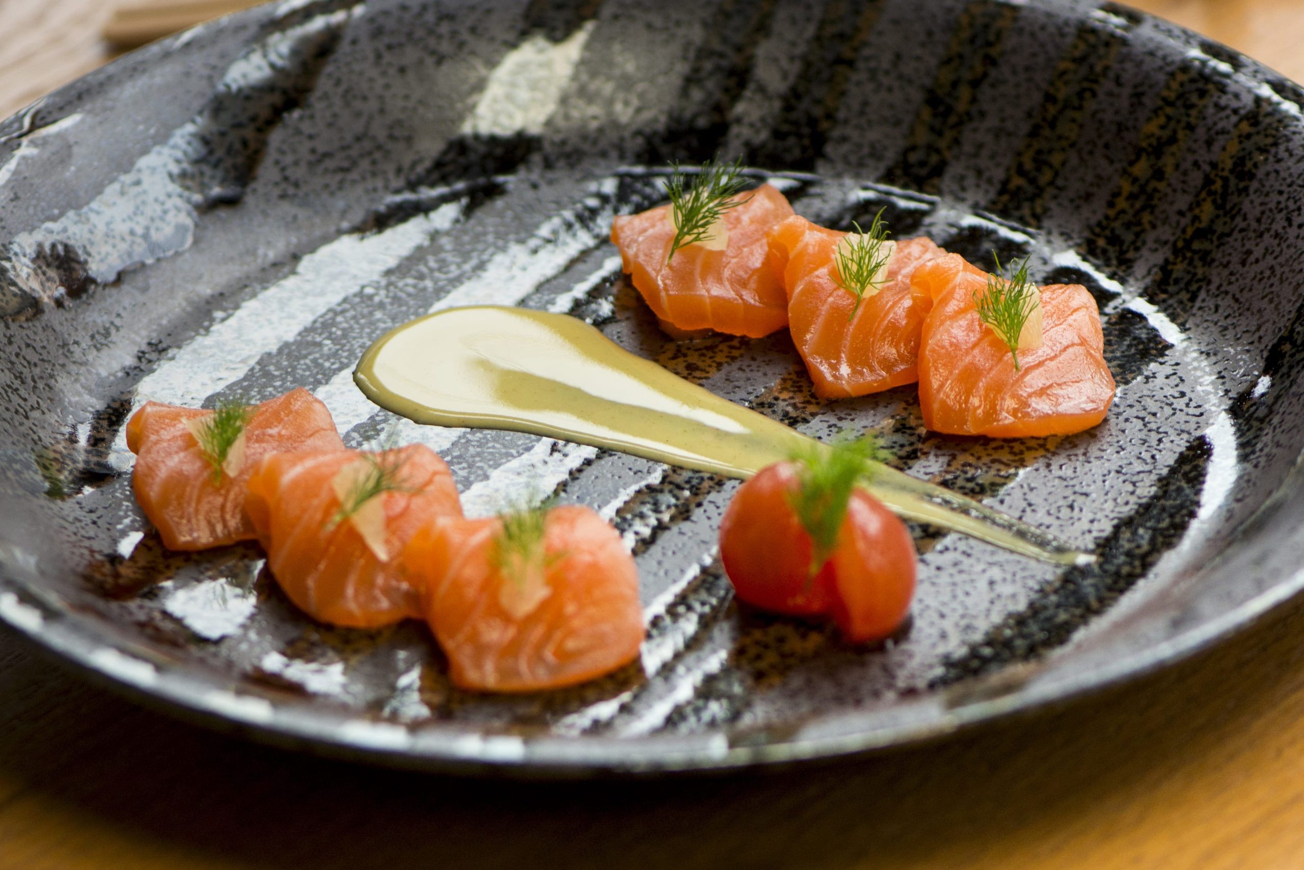 mustard crusted scottish salmon rails steakhouse