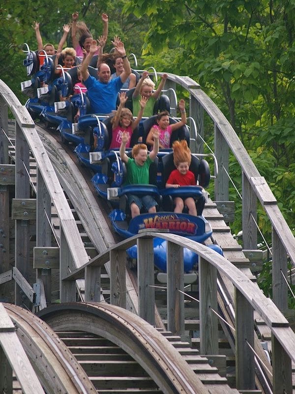 queasy amusement park wooden warrior - East End Taste Magazine