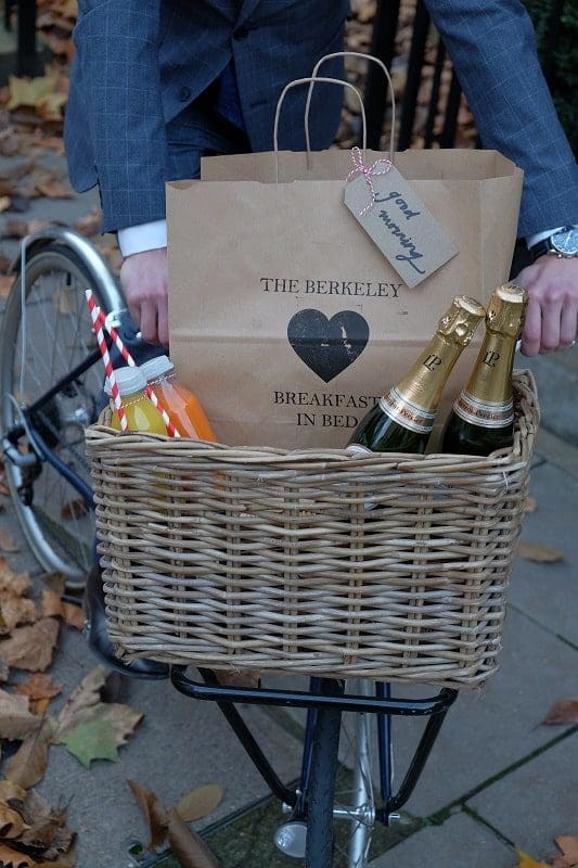 the berkeley breakfast delivery by bike