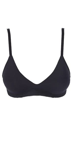 black wire free bra