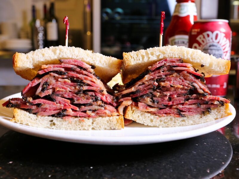 pj bernstein pastrami sandwich