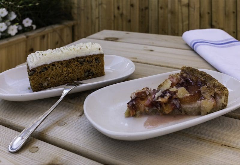 desserts outside on table outdoor dining hamptons amagansett