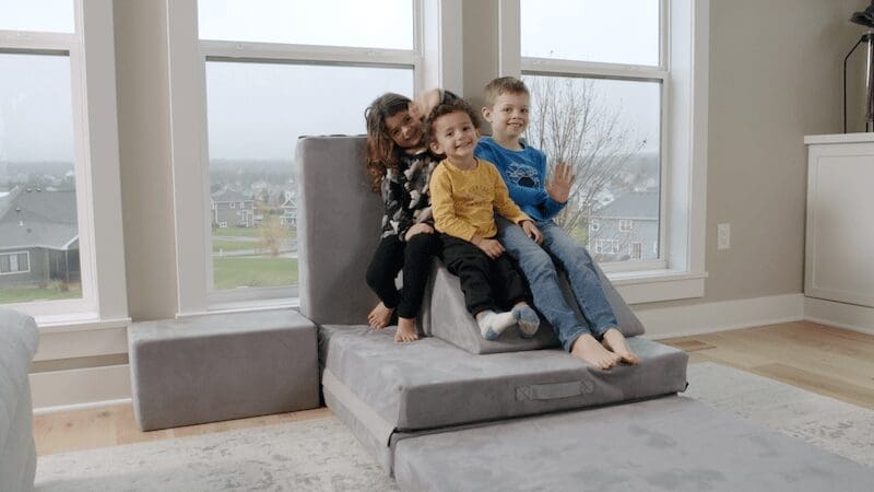 children playing on indoor furniture playtime figgy kids