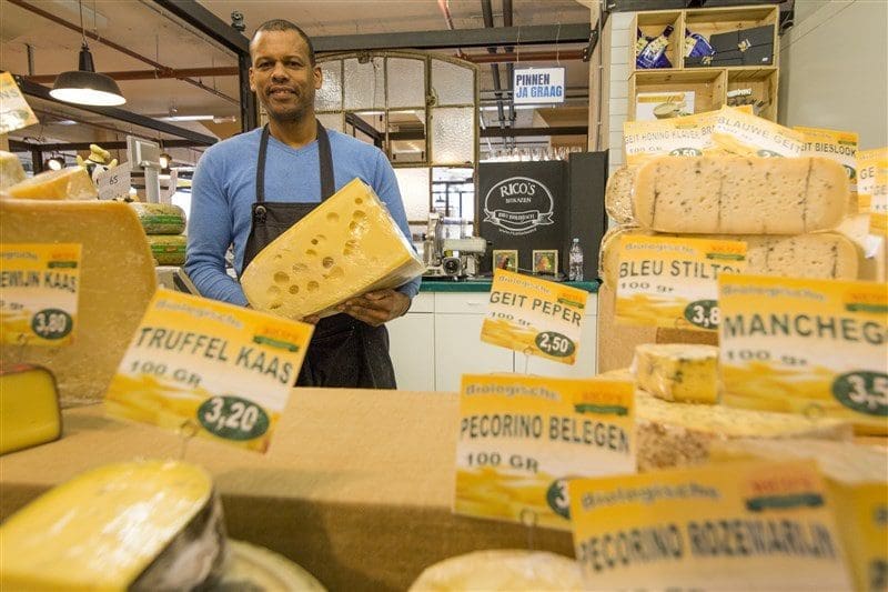 Cheese Stand at Market Netherlands