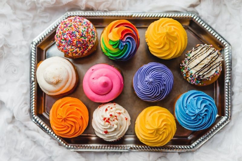 nora cupcake company connecticut bakery colorful cupcakes