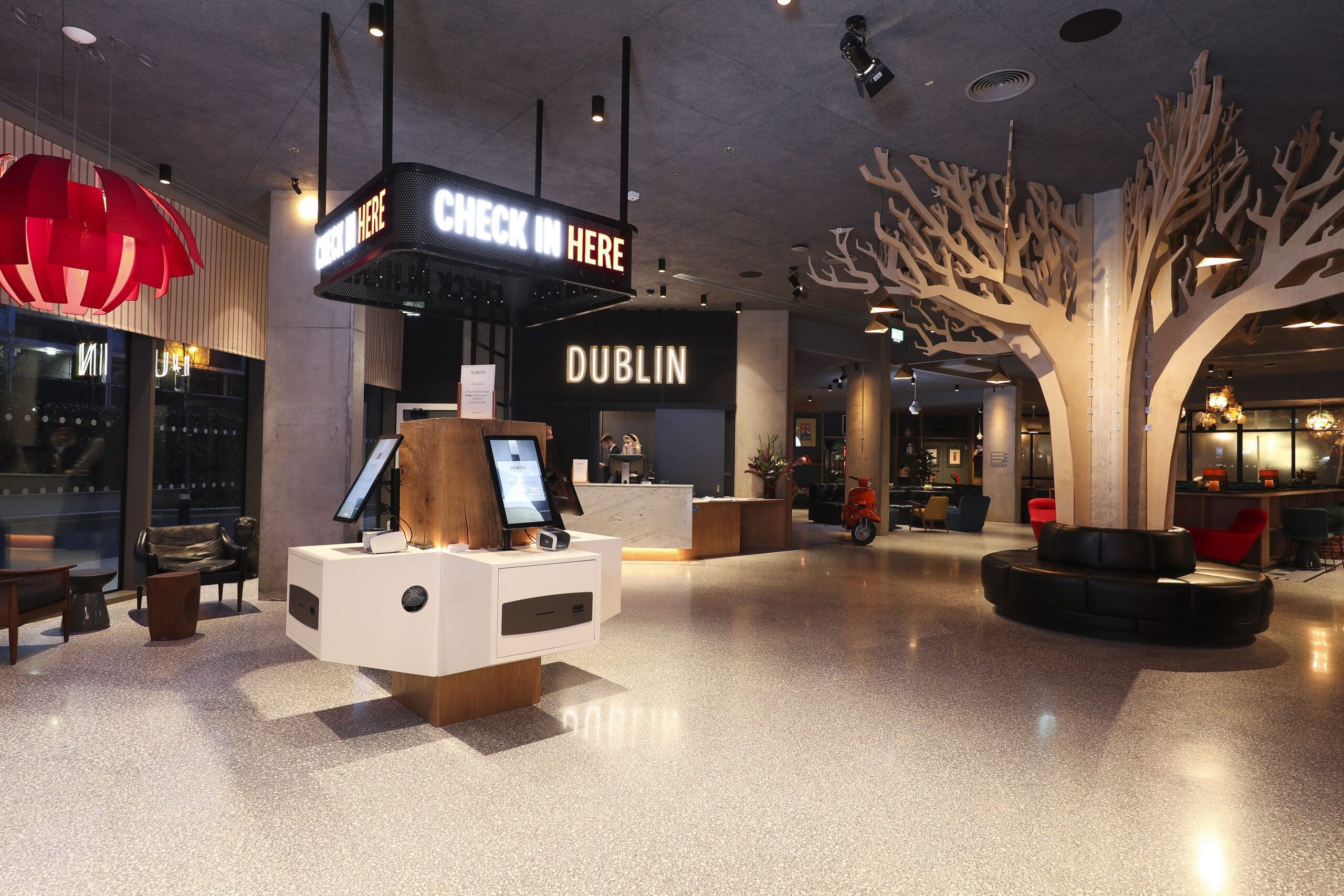 Marlin Hotel Dublin Lobby