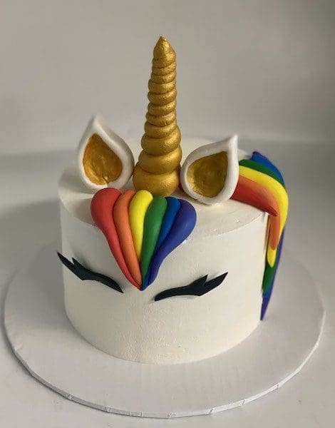 unicorn pride cake