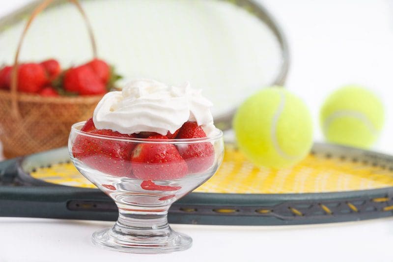 strawberries and cream wimbledon tennis classic championship