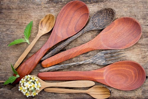 vintage cooking tools spoons