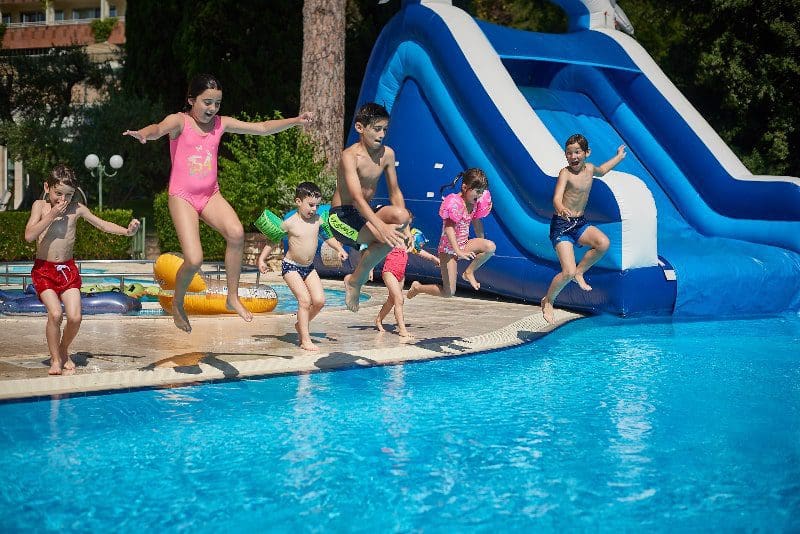 rome cavalieri kids club swimming pool