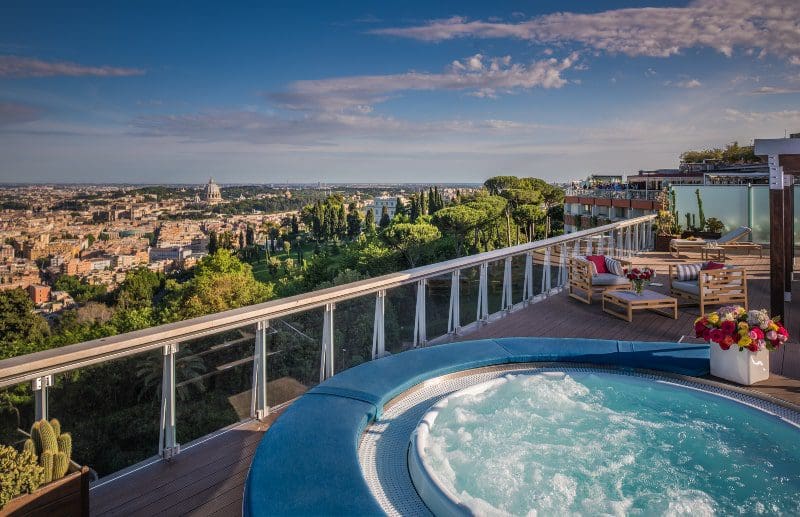 Rome Cavalieri Penthouse Suite Private Rooftop Terrace