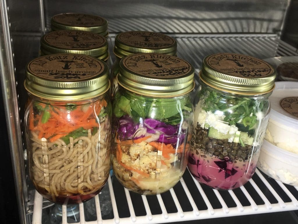 ali katz kitchen mason jar meals in fridge