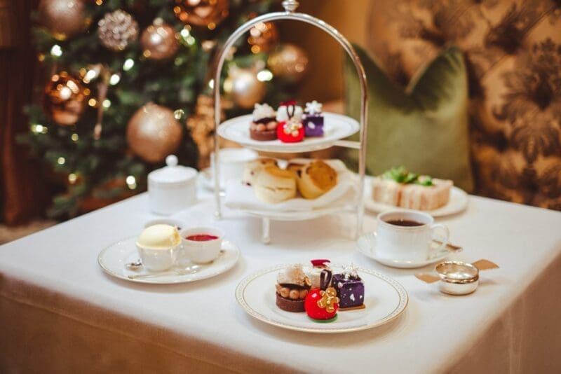 festive afternoon tea at the dorchester