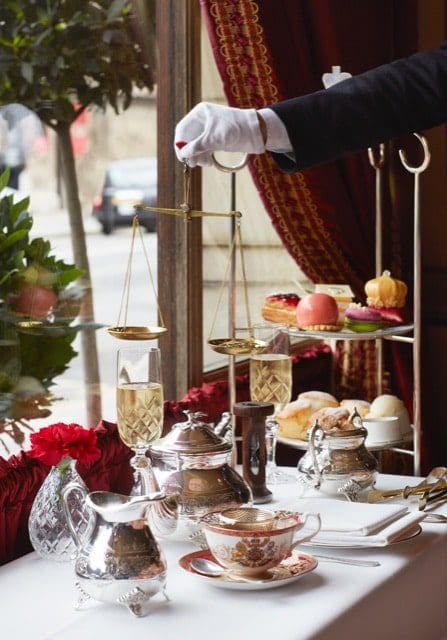 weighing the tea afternoon tea experience royal mews