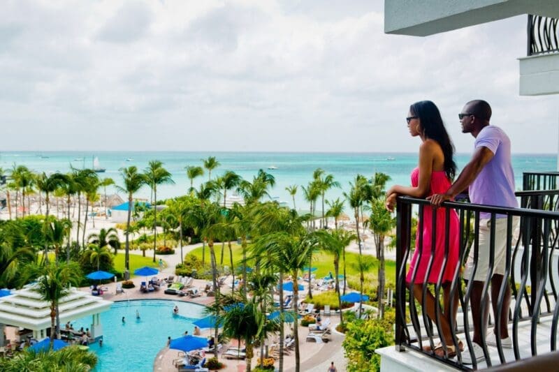 aruba marriott resort balcony