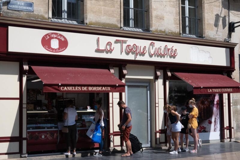 restaurant front in bordeaux france