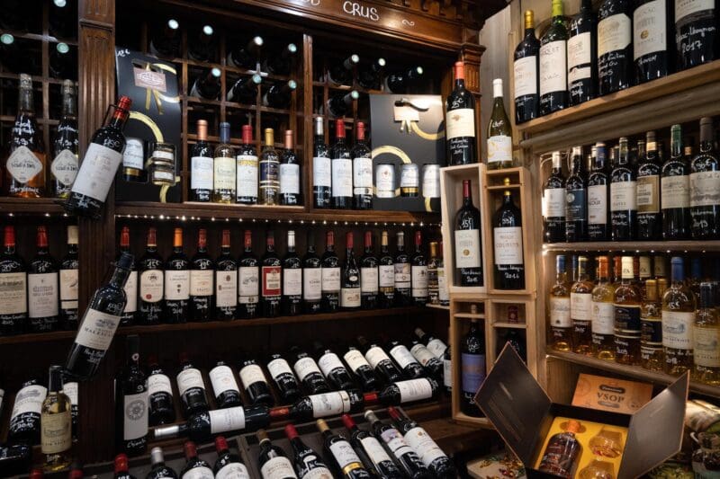 wine cellar in bordeaux