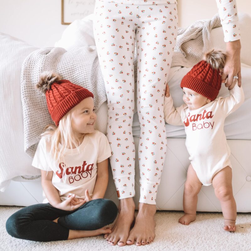 tenth & pine santa baby shirts baby and young girl