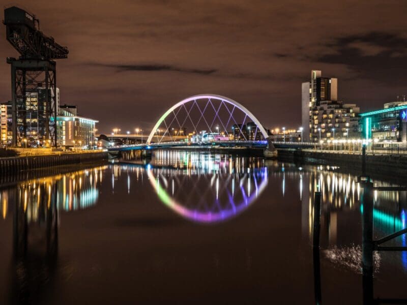 night city portrait glasgow scotland