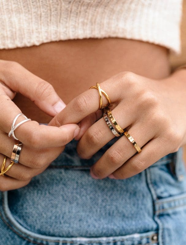 noah lifestyle infinity rings stack