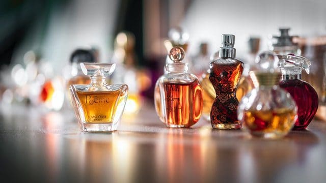 elegant perfume designer bottles glass