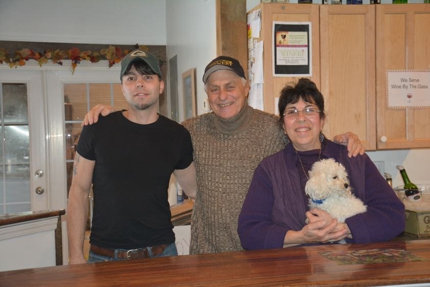 Connecticut valley vineyard family photo 