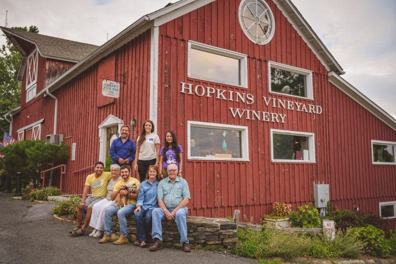 hopkins winery family photo