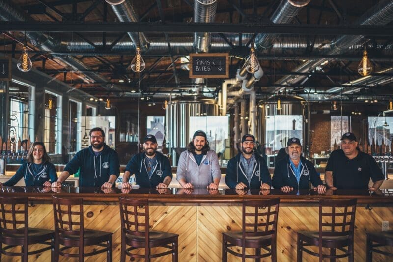 5 churches brewing team