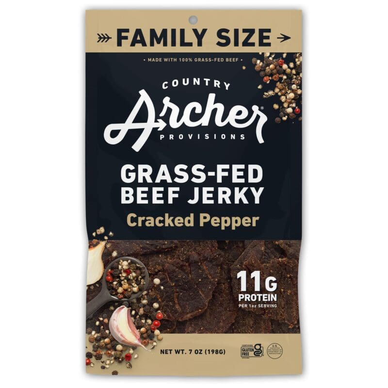 Country Archer Provisions cracked pepper beef jerky
