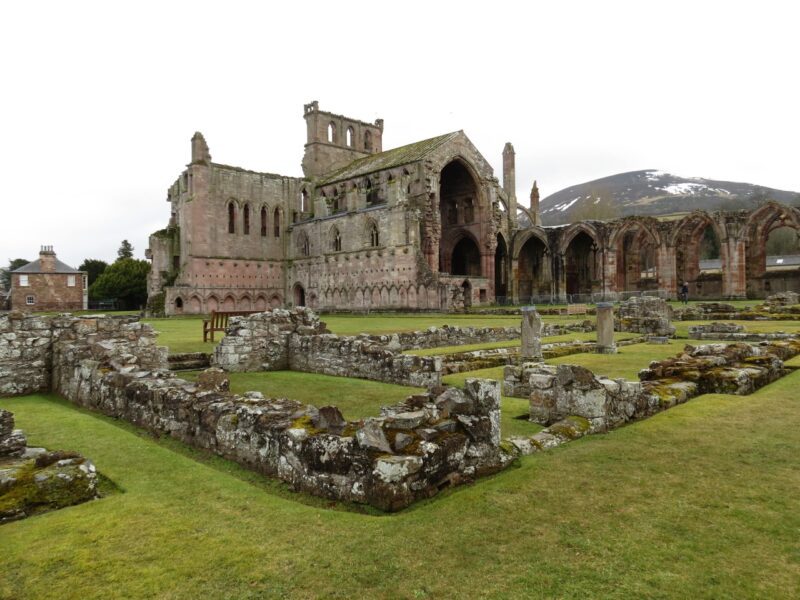 Melrose abbey scotland