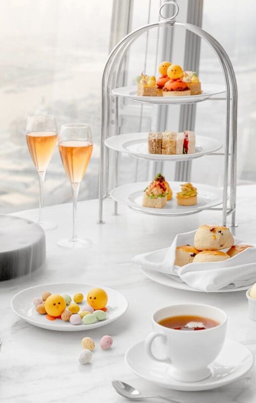easter spring afternoon tea the shard London