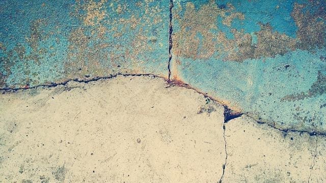 abstract art resembling cement blue gray-min