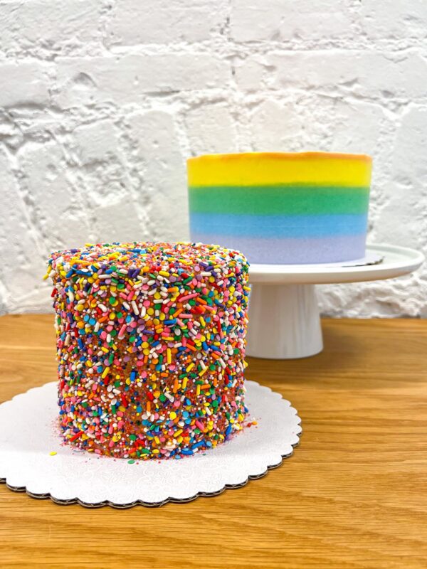 padoca pride rainbow cake