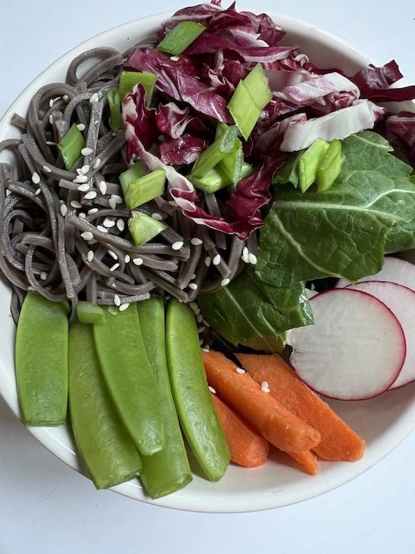 soba noodle dish with veggies babbleboxx