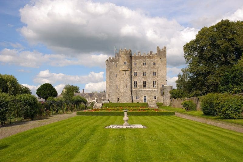 kilkea castle garden fountain