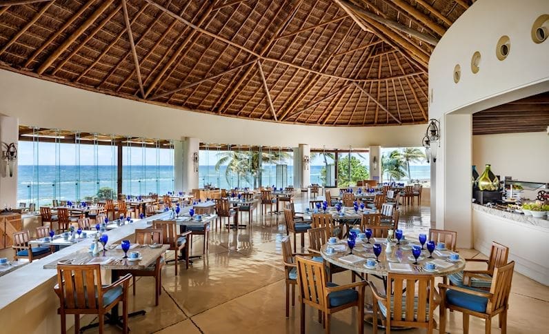 restaurant at resort in Mexico