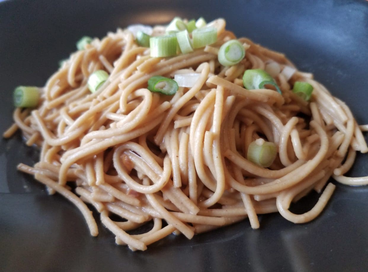 Peanut Butter Udon Noodles recipe