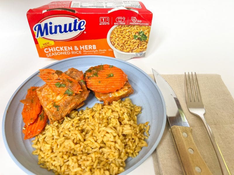 minute rice chicken meal