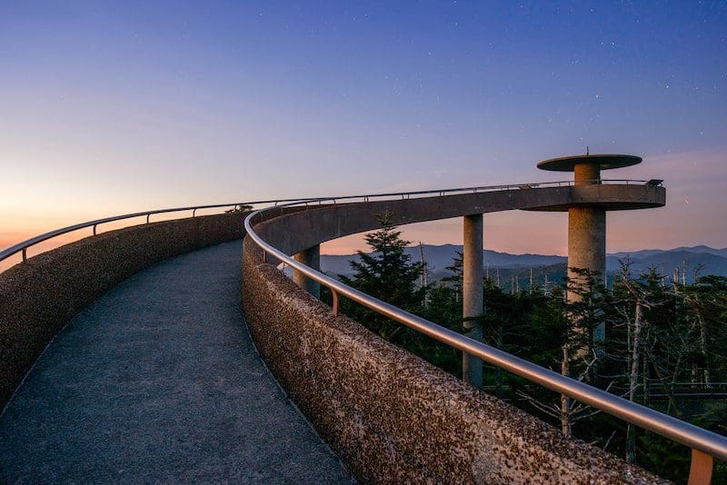 Clingman's Dome in the Smoky Mountains