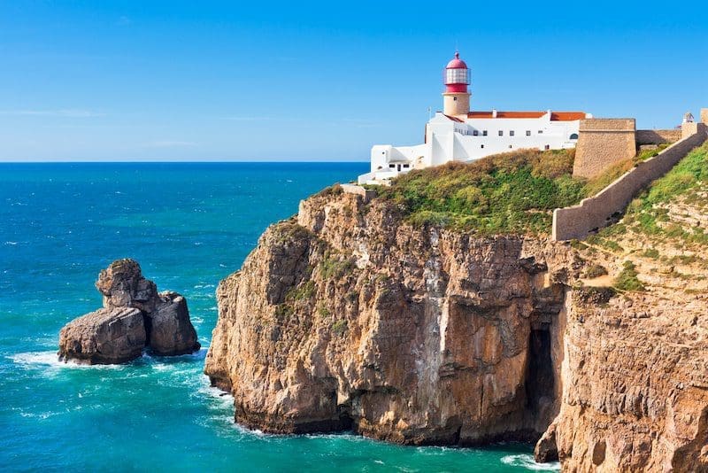 Lighthouse of Cabo Sao Vicente Sagres Portugal