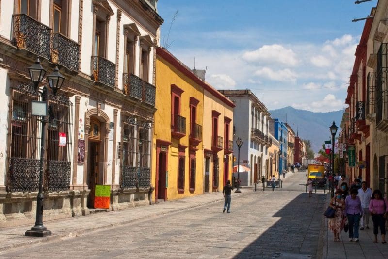 Oaxaca old town street