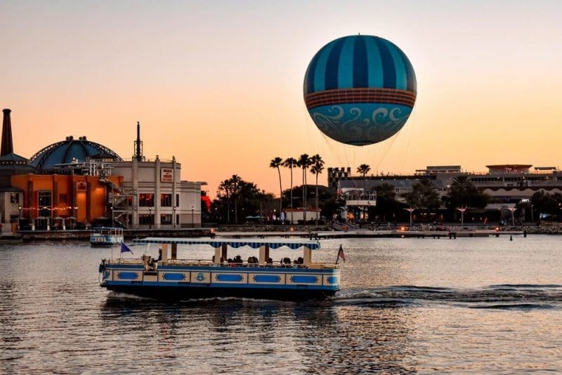 Orlando Florida Panoramic view Disney Springs
