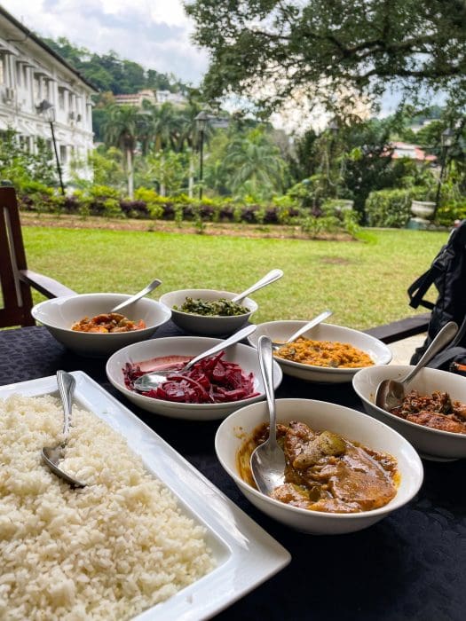 Sri Lanka food outside