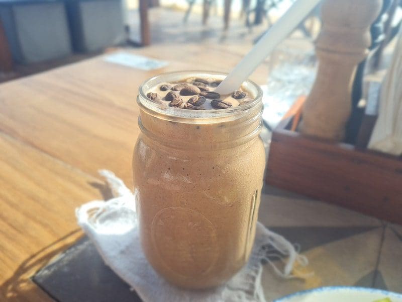 Espresso smoothie from the Real Coconut