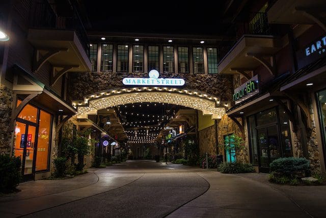 Outdoor Mall In Pigeon Forge